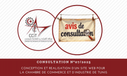 Consultation N°07/2025 | Conception et réalisation d’un site web pour la CCIT