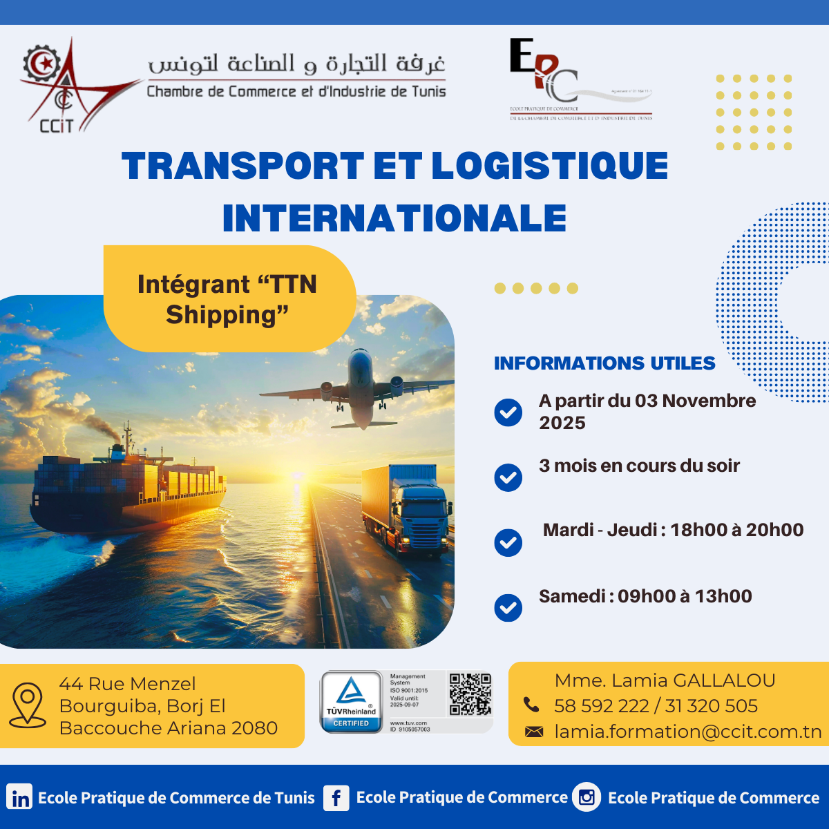 Transport et Logistique Internationale