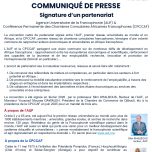 Communiqué de presse : Partenariat stratégique entre l’AUF et la CPCCAF pour l’économie francophone