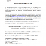 Consultation N°10/2026 : Achat matériel réseau informatique