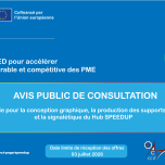 Consultation élargie N06-2026 SUP COM Projet SPEED UP