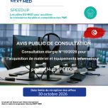 AVIS PUBLIC DE CONSULTATION ELARGIE N° 10/2026